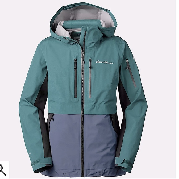 ⛷️ NWT Eddie Bauer BC Fineline Ski Snow Jacket Shell Small - Picture 9 of 11